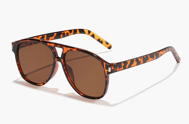 Luxury Big Frame Pilot Sunglasses | Trendy UV400 Shades