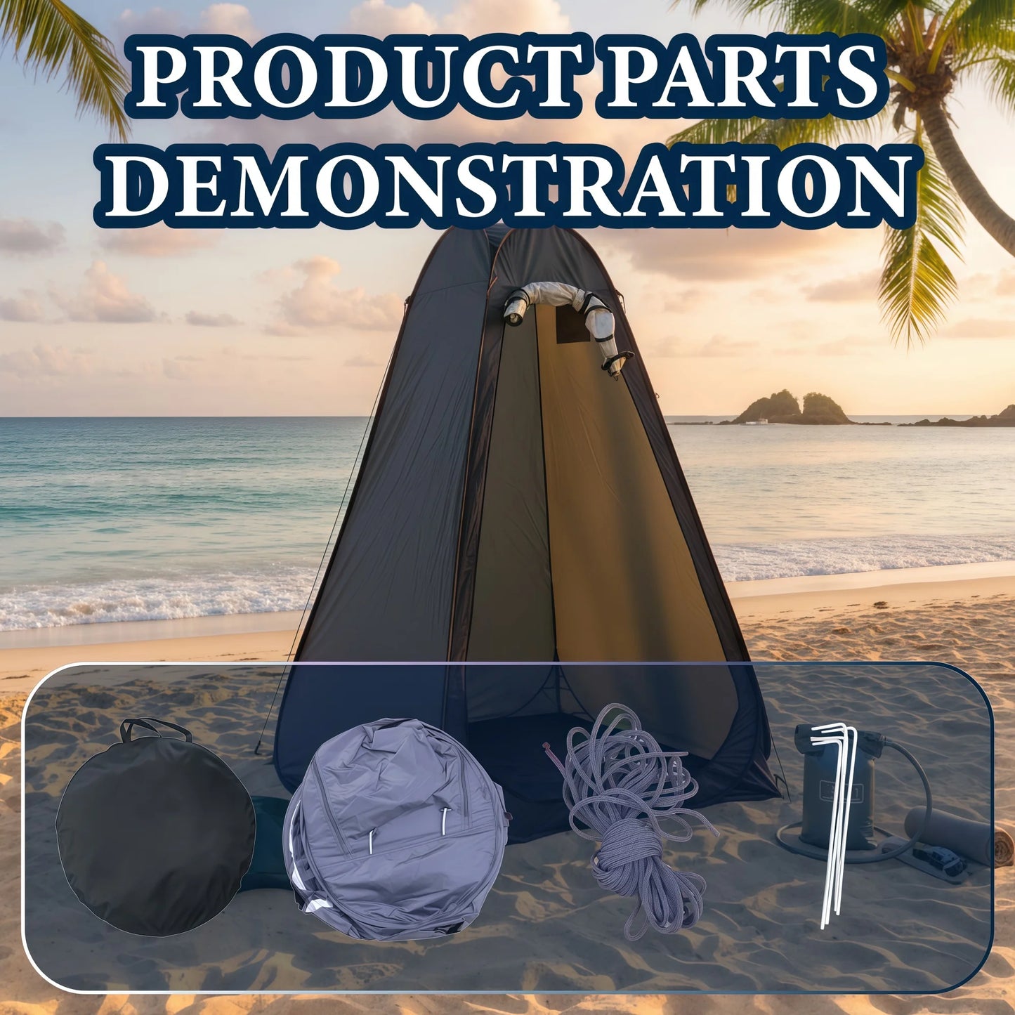 Portable Pop-Up Privacy Tent | Outdoor Shower & Toilet Shelter