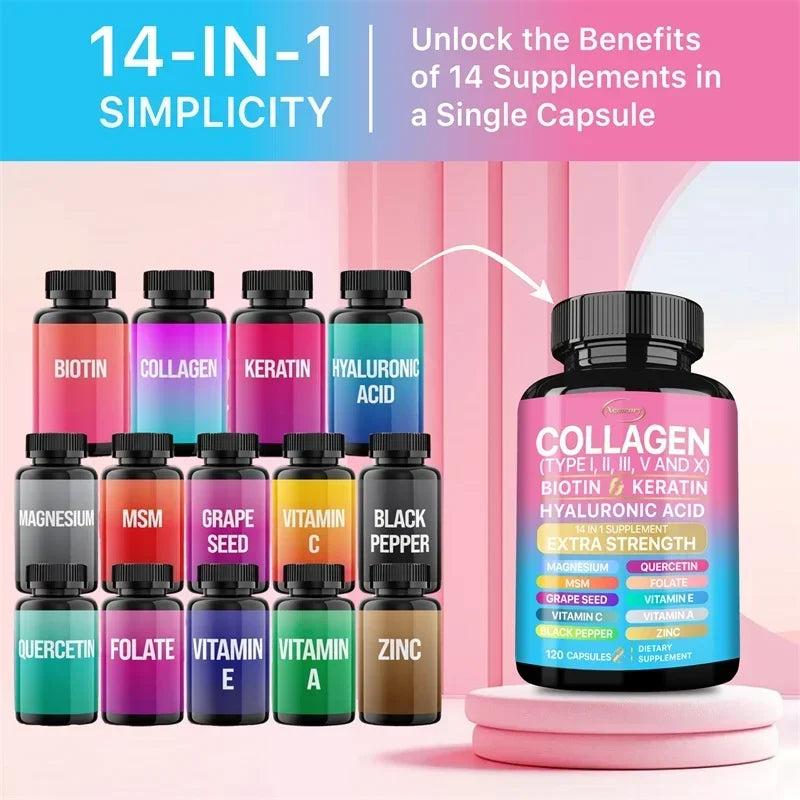 Collagen Supplement - Vital Support for Skin, Hair, and Nails