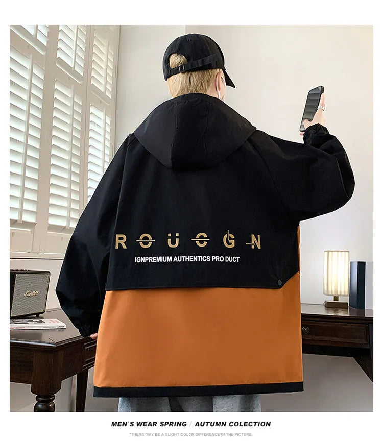 Classic Men's Hooded Casual Jackets | Stylish Windproof Coats