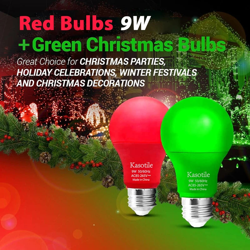 Colorful LED Energy Saving Bulb | 7 Color Options for Every Event