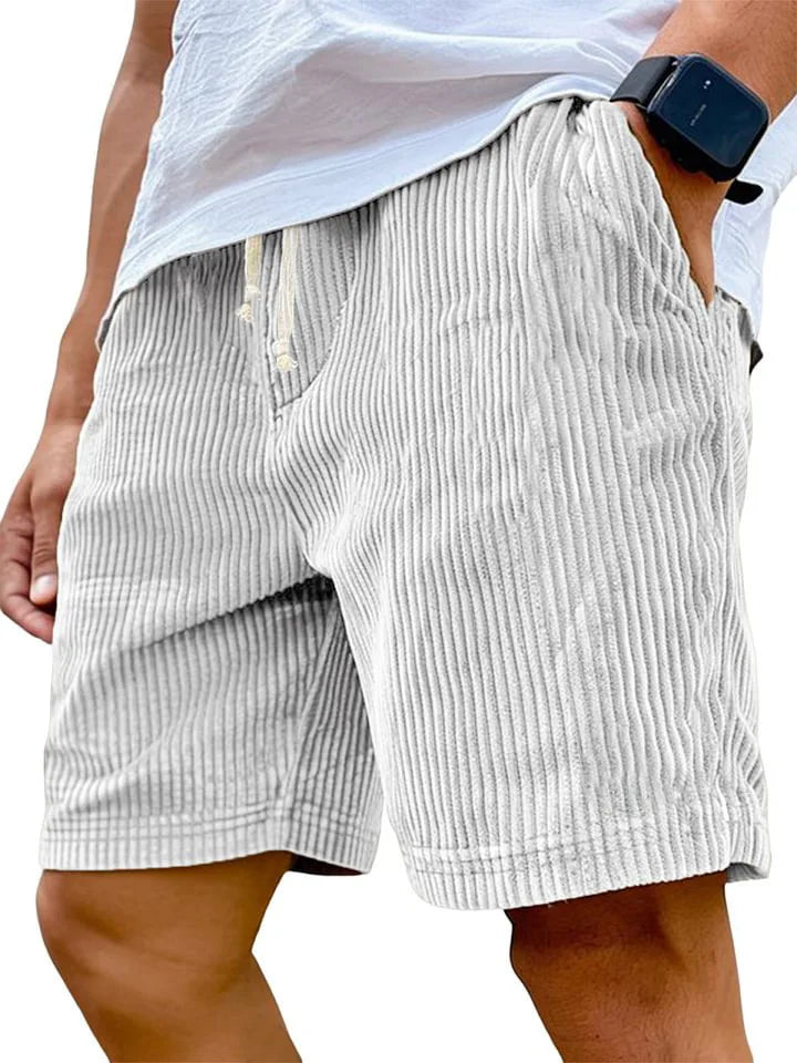 Men's Retro Corduroy Casual Shorts | Stylish Summer Essential
