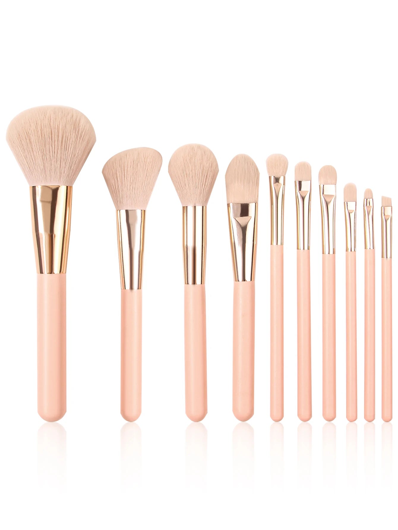 11-Piece Professional Makeup Brush Set | Luxury Beauty Tools