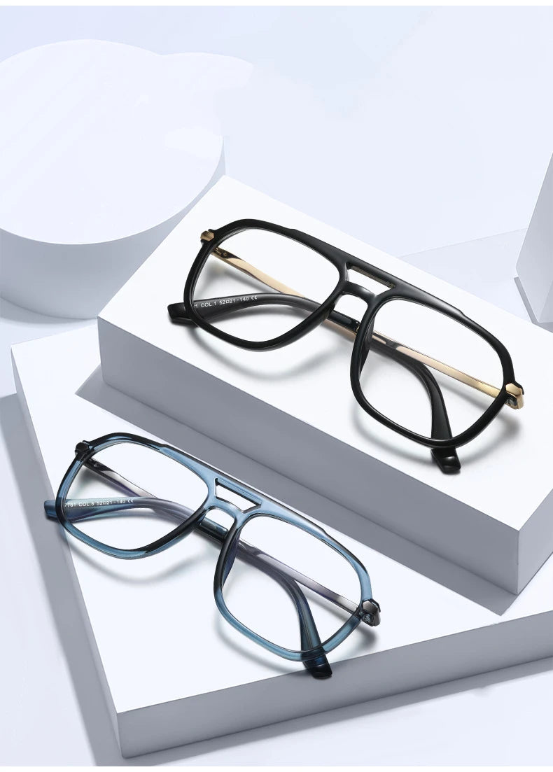 Fashion Retro Prescription Glasses for Men & Women | Stylish & Protective