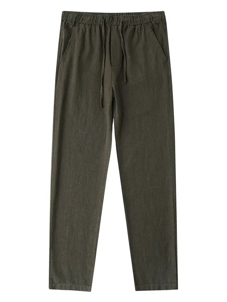 Men's Casual Lightweight Cotton Linen Chino Pants | Stylish Comfort