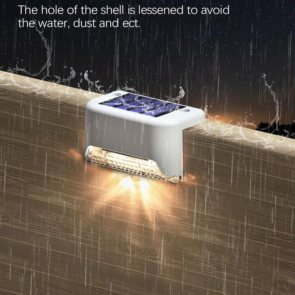 Solar Powered Deck Lights | Waterproof LED Step Lights