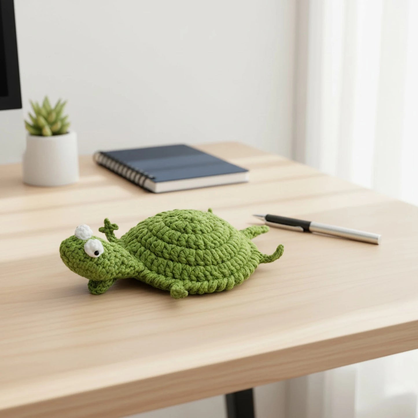 Creative Cartoon Lizard Coaster | Handmade Heat Resistant Mat