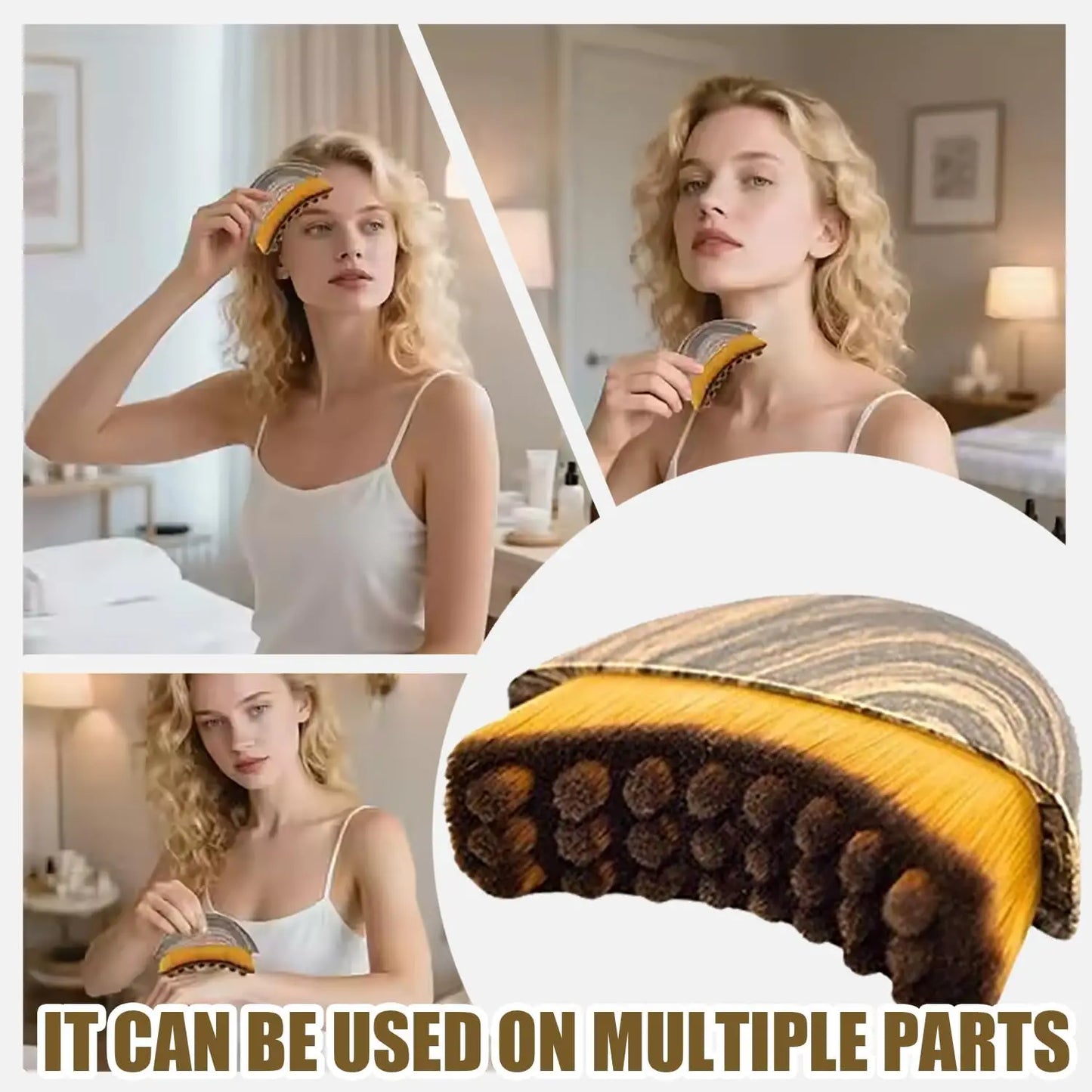 Lymphatic Contour Face Brush | Stress-Relief Tool for Radiance