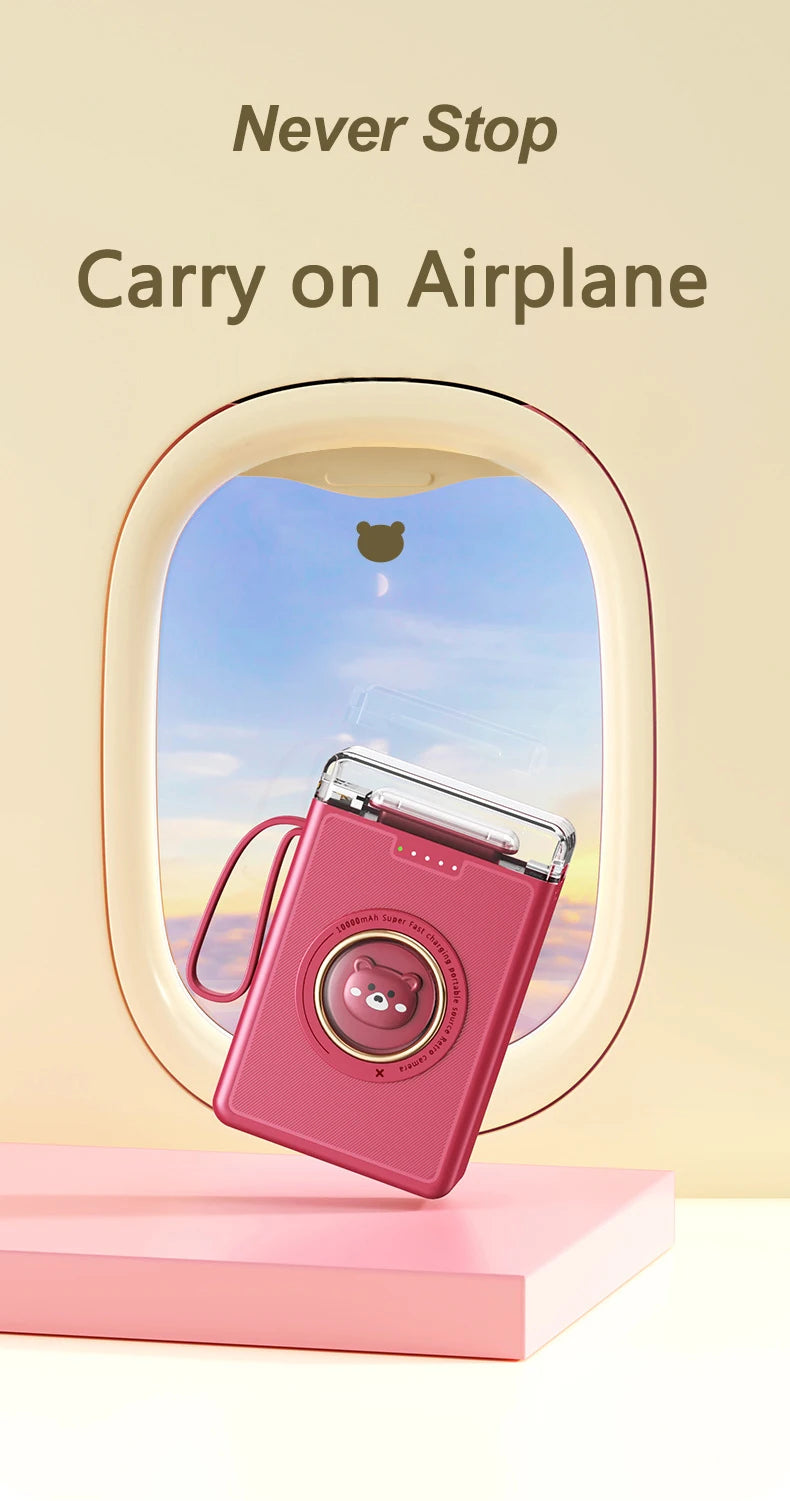 Cute Mini Power Bank 20000mAh Portable Charger | External Battery Pack