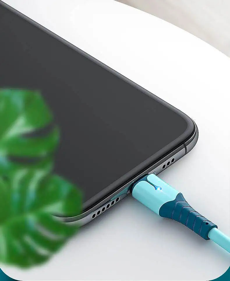 Liquid Silicone USB Type A to C Charging Cable | Fast & Durable