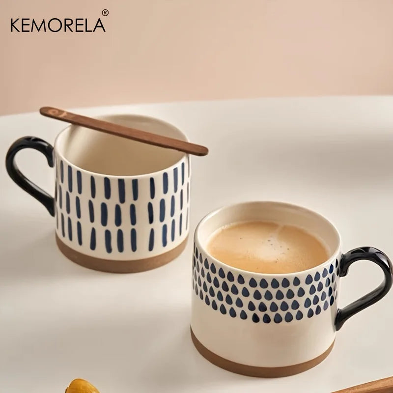 Japanese Ceramic Coffee Mug | Elegant Breakfast Drinkware