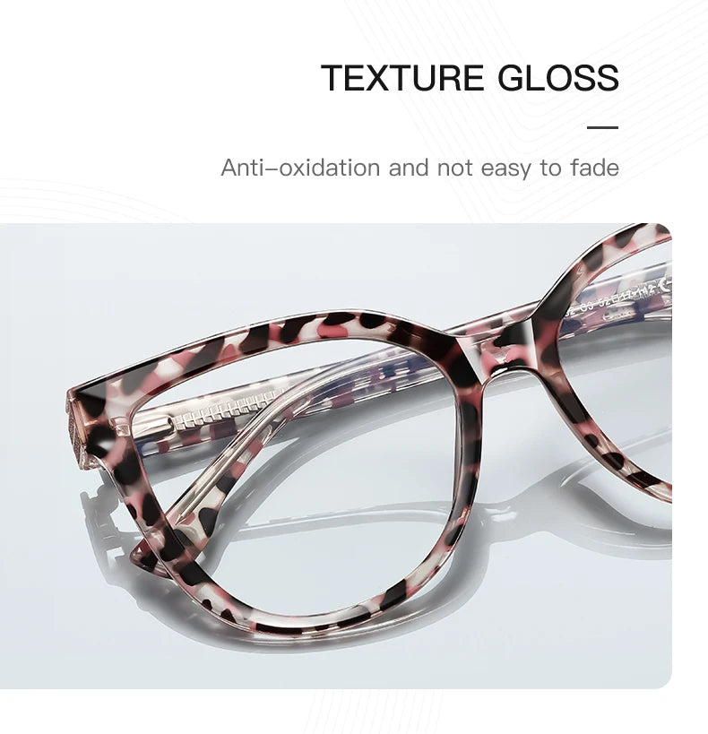 Large Frame Cat's Eye Butterfly Reading Glasses for Women | Stylish Design