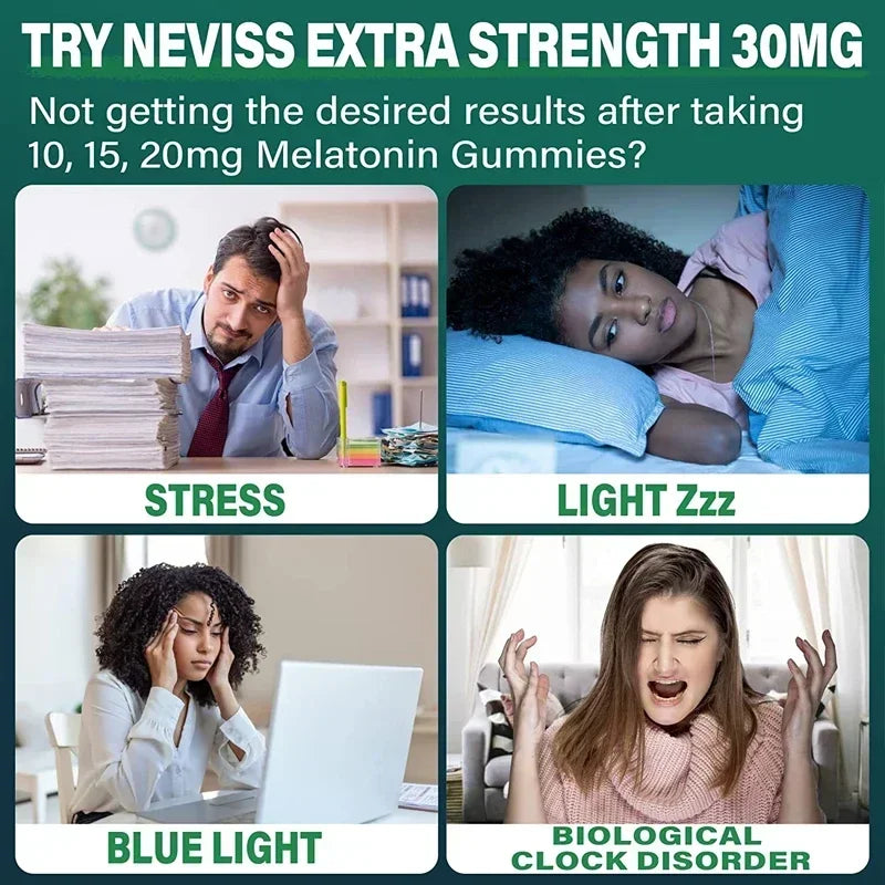 Melatonin Gummies for Sleep Health | Relieve Stress & Improve Quality