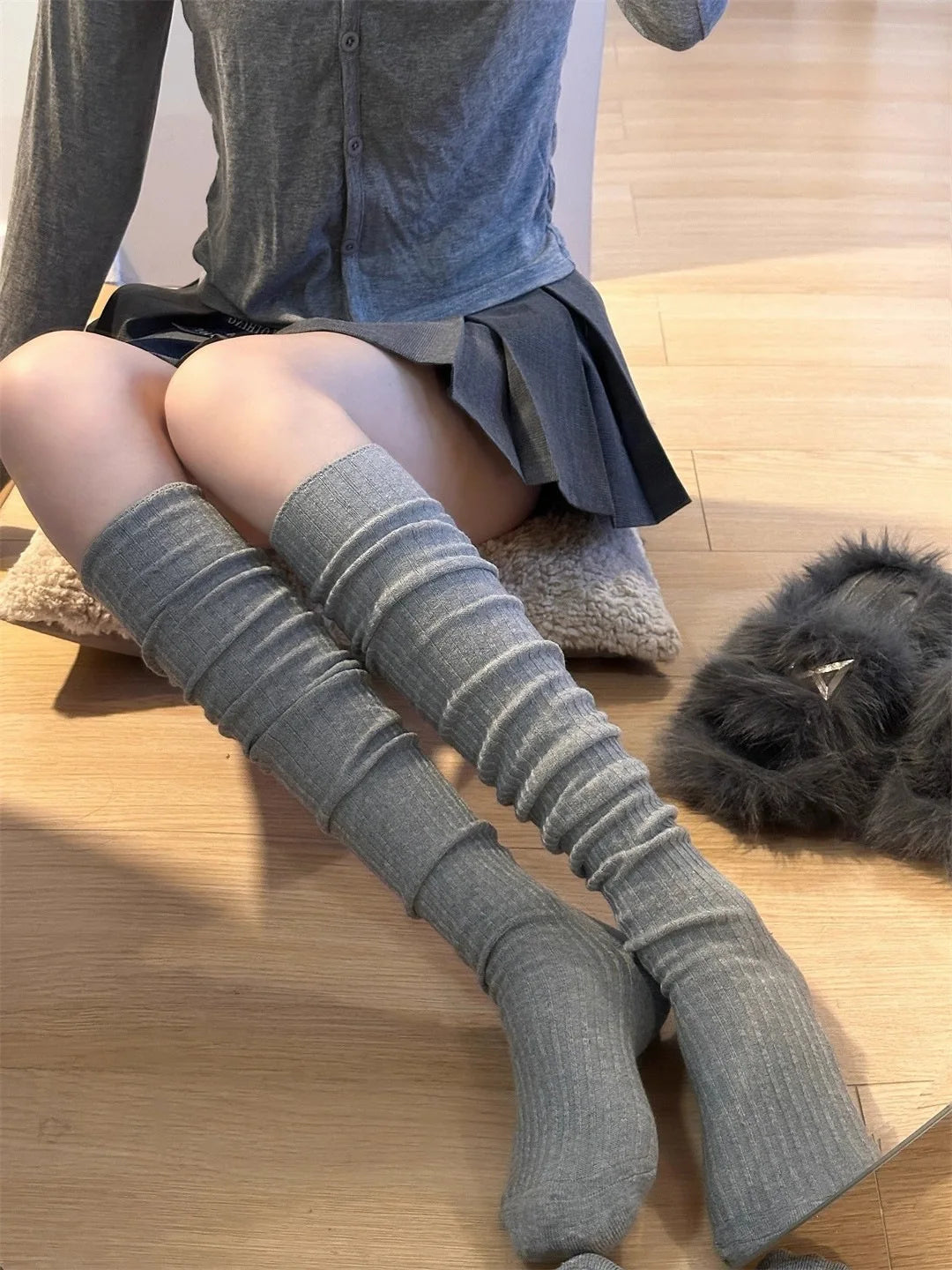 Stylish Knee Length Stockings for Women | Chic & Slimming Fashion