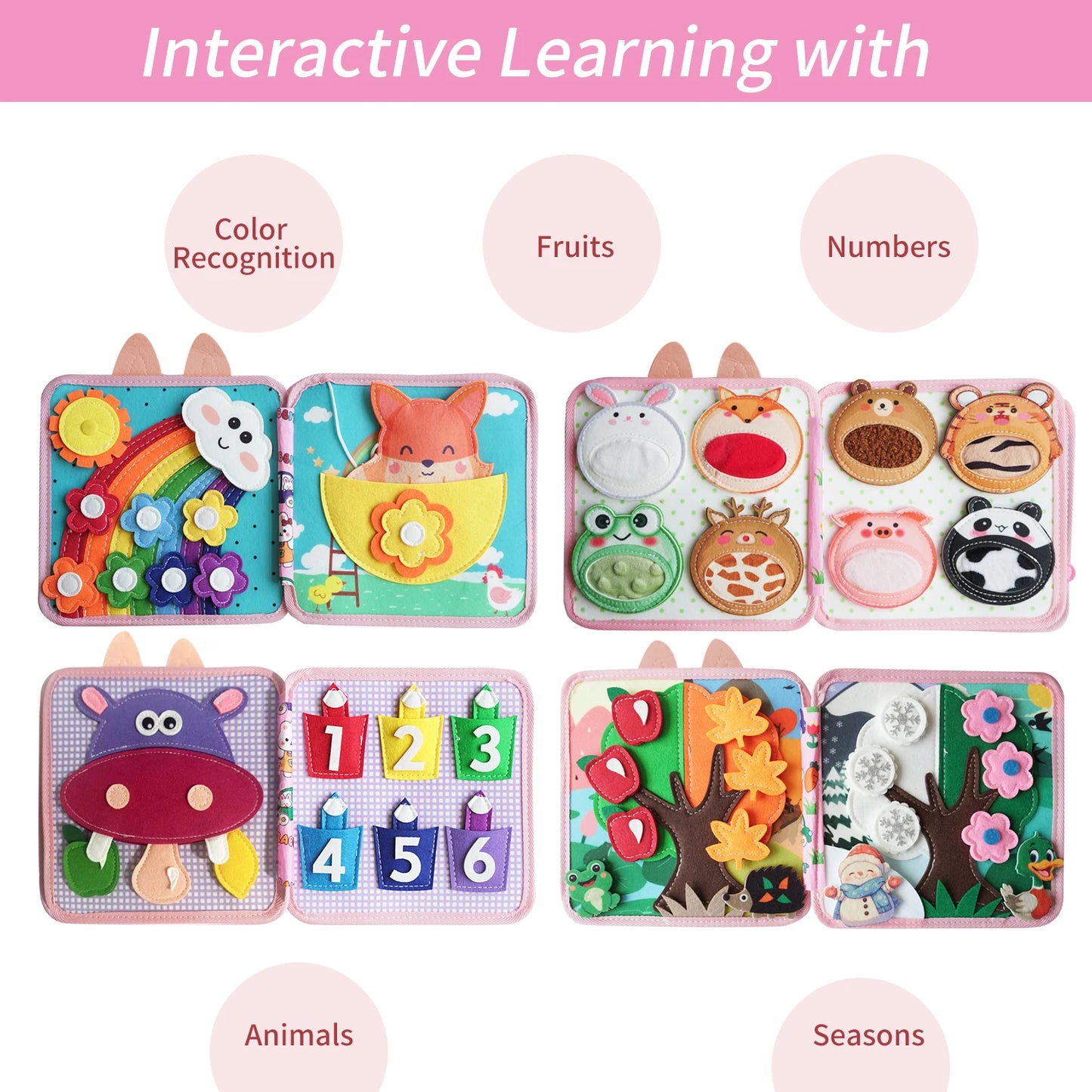 Montessori Travel Toys & Educational Activity Books for Toddlers