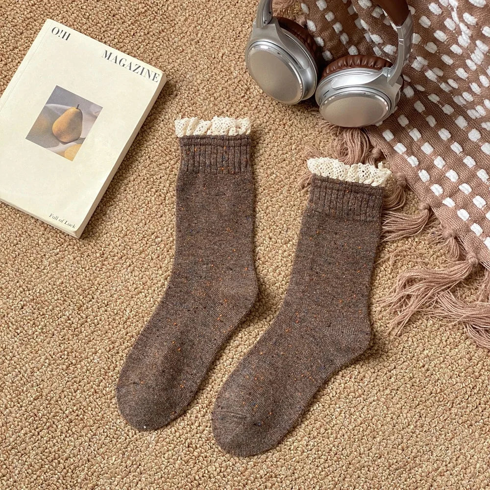 Frilly Kawaii Long Socks for Women | Ultimate Casual Style