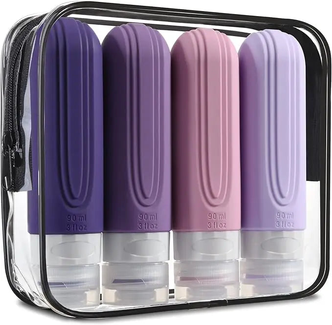 TSA Approved Travel Bottles | Leak Proof Silicone Toiletry Containers