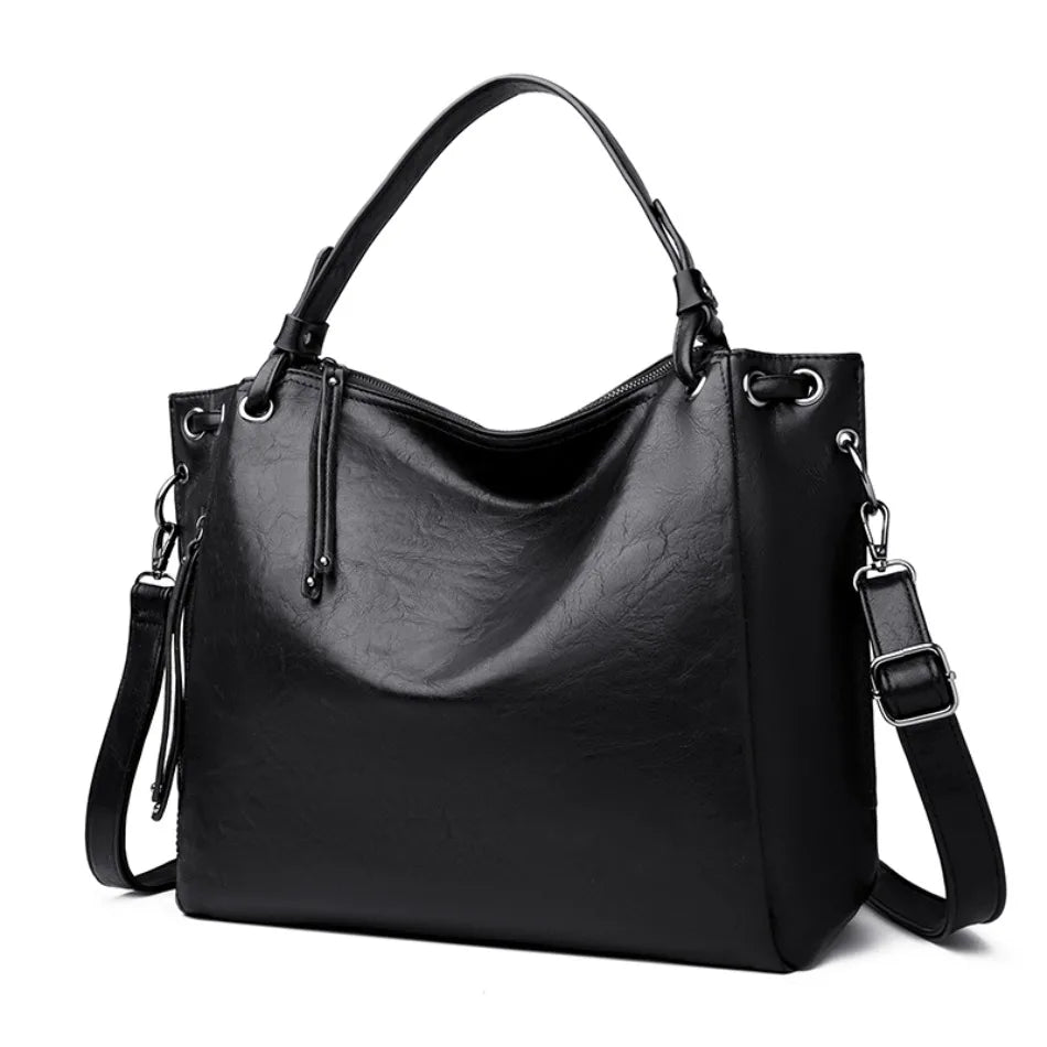 Stylish Large Capacity PU Leather Handbags for Women