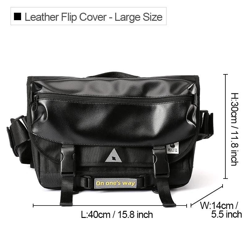 Waterproof Men Messenger Bag | Stylish Anti-Theft Crossbody Bag