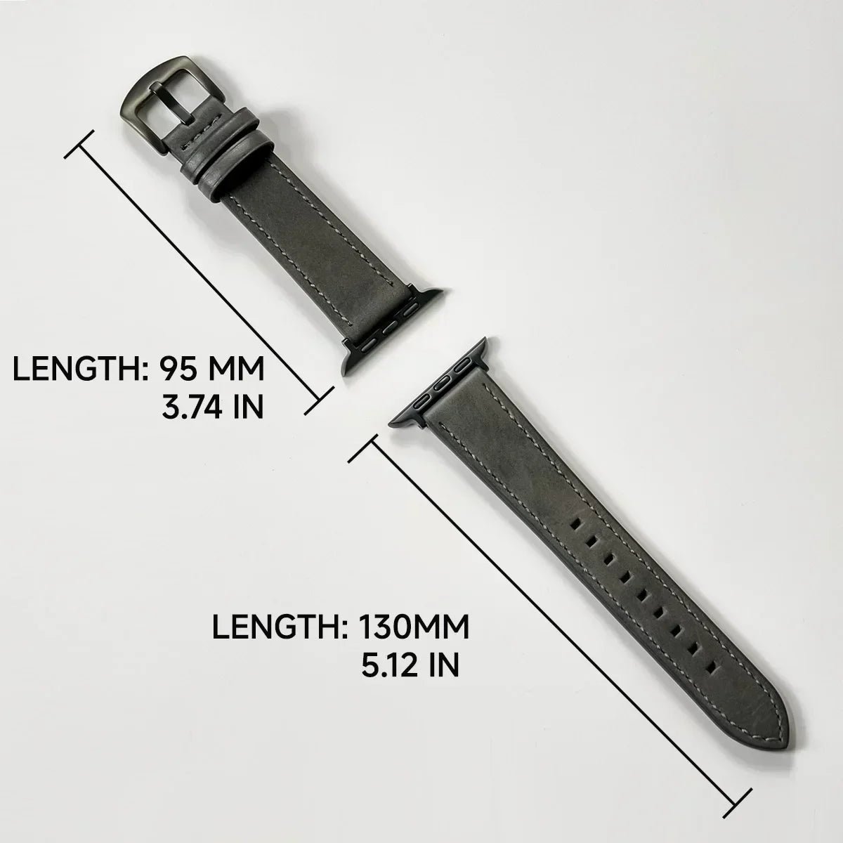 Elegant Calf Leather Watch Band for Smartwatches | Classy Accessory