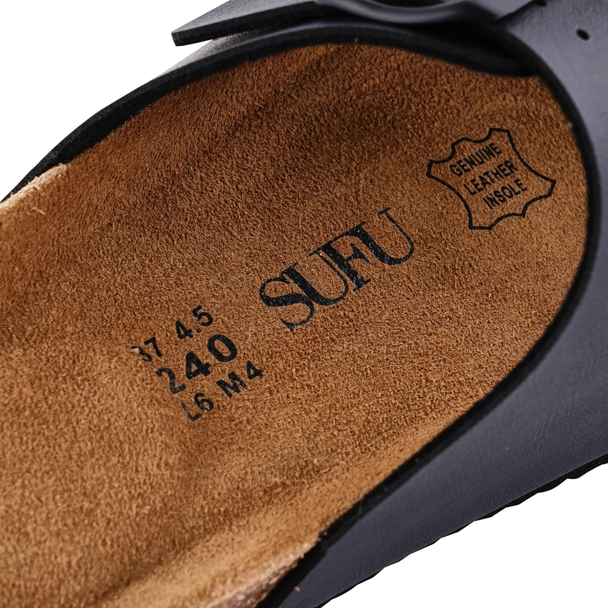 Stylish Leather Cork Flip-Flops for Women | Comfortable Summer Sandals