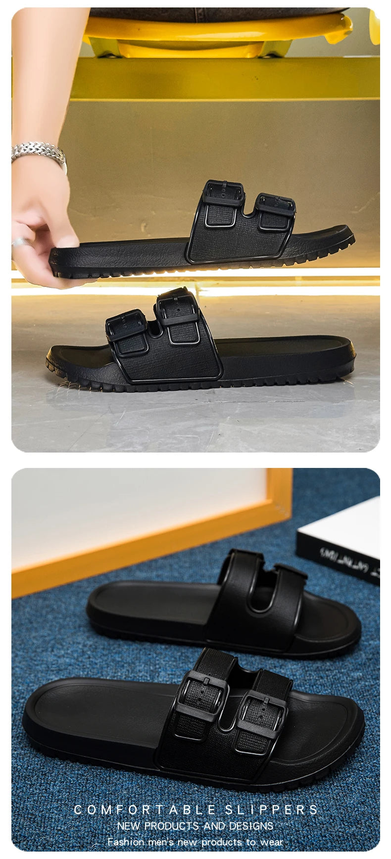 Men's Comfortable EVA Slippers for Indoor & Outdoor Use