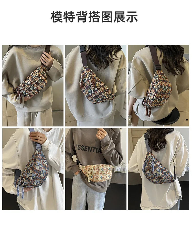 Stylish Corduroy Belt Bag for Women | Versatile Fanny Pack