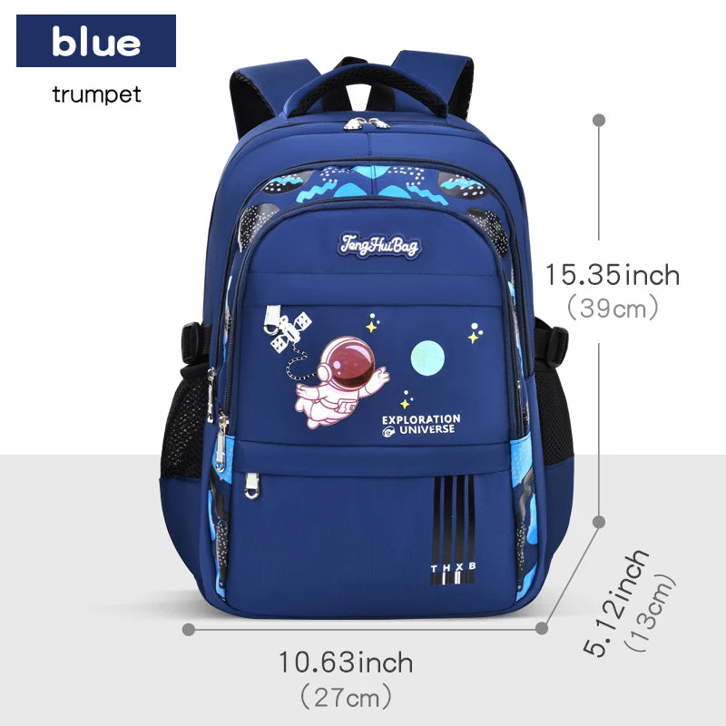 Waterproof Astronaut-Inspired Schoolbag for Boys | Ages 6-12