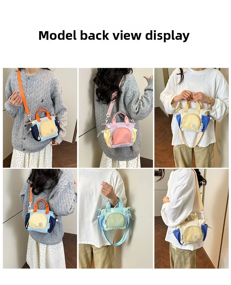Elegante Bolso de Hombro Color Block | Bandolera Versátil para Mujer