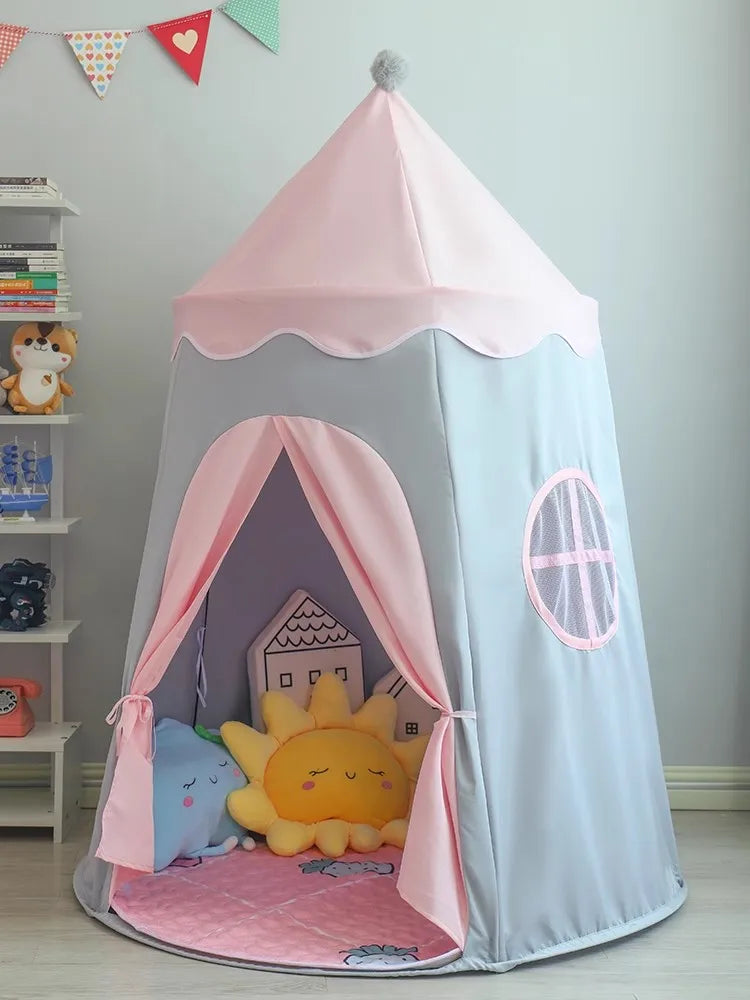 Large Folding Toy Tent for Kids | Perfect Playhouse Castle