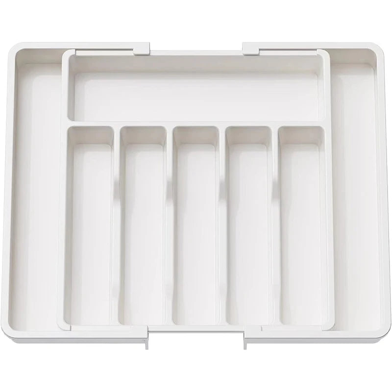 Expandable Cutlery Drawer Organizer | Adjustable Kitchen Utensil Tray