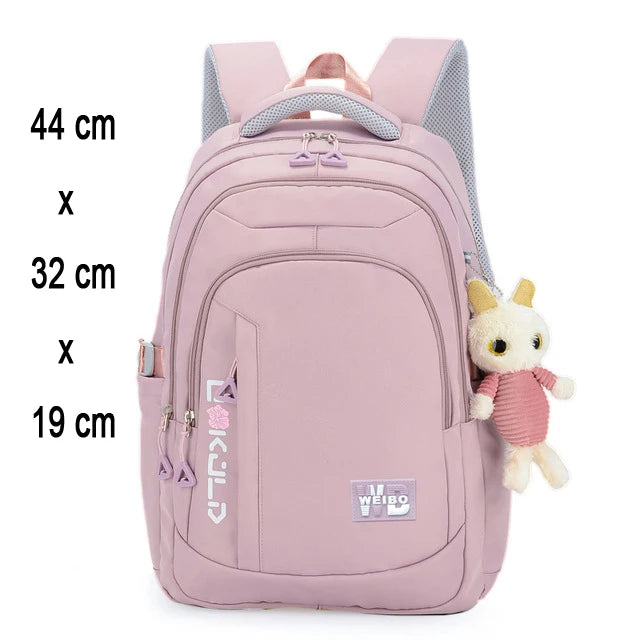 Stylish Pink School Backpack for Girls | Fashion Meets Functionality