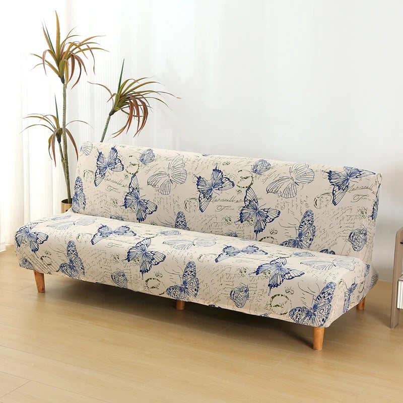 Stretch Printed Sofa Bed Cover | Dust-Proof Furniture Protector