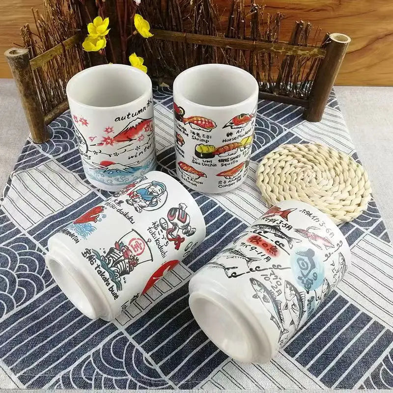 Japanese Style Ceramic Mugs | Perfect Tea, Wine, and Sake Cups