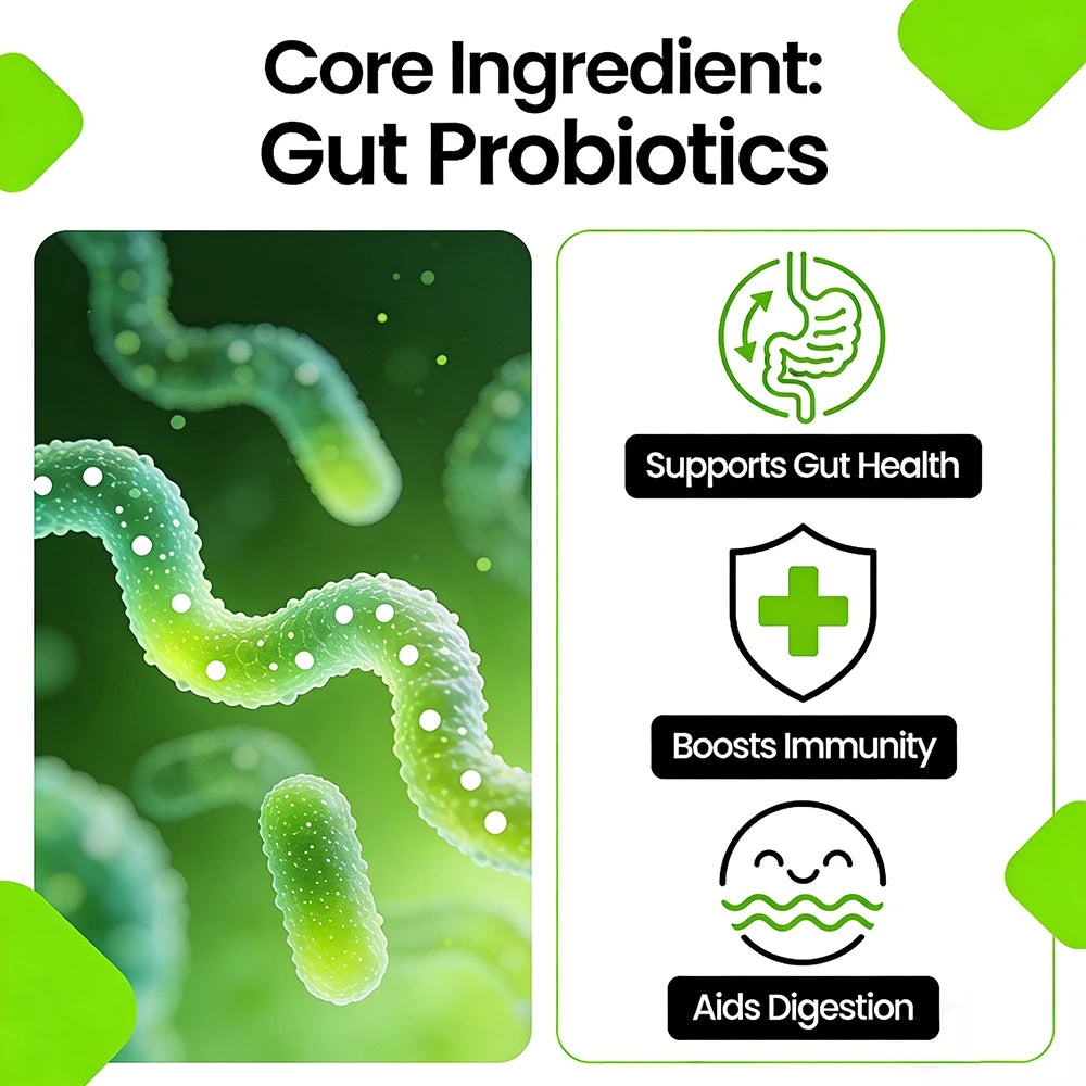 Probiotic Prebiotics & Digestive Enzymes Capsules for Gut Health