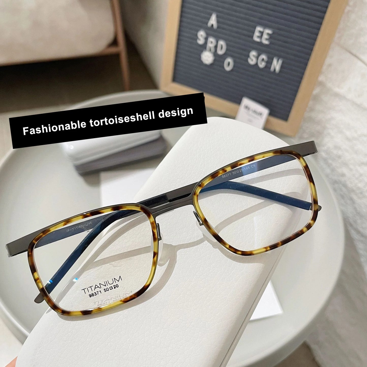 Ultralight Pure Titanium Eyeglasses | Vintage Rectangle Frames