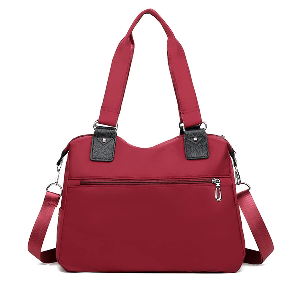 Waterproof Nylon Handbag | Multifunctional Tote for Outdoor Use
