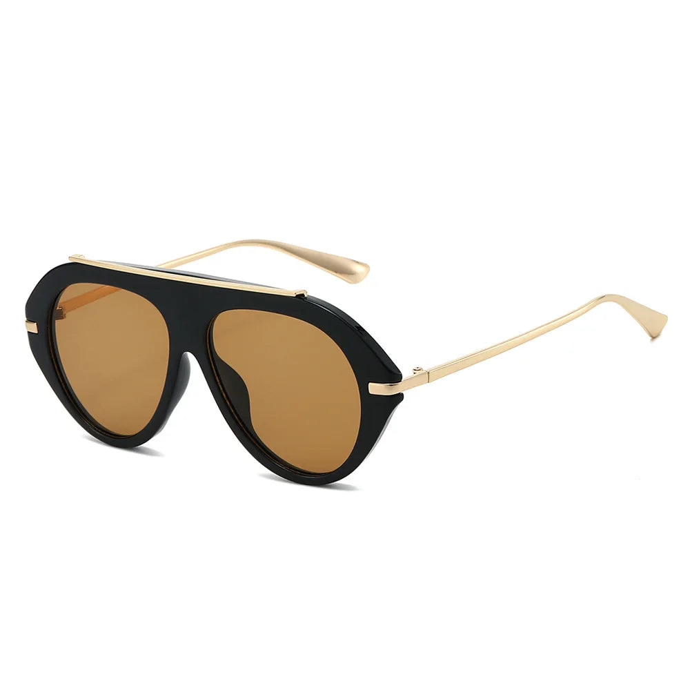 Oversized Retro 70s Pilot Sunglasses | Stylish Vintage Shades