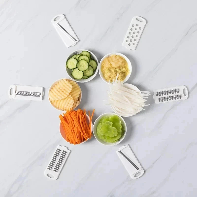 9-in-1 Vegetable Cutter | Multi-Functional Slicer & Grater