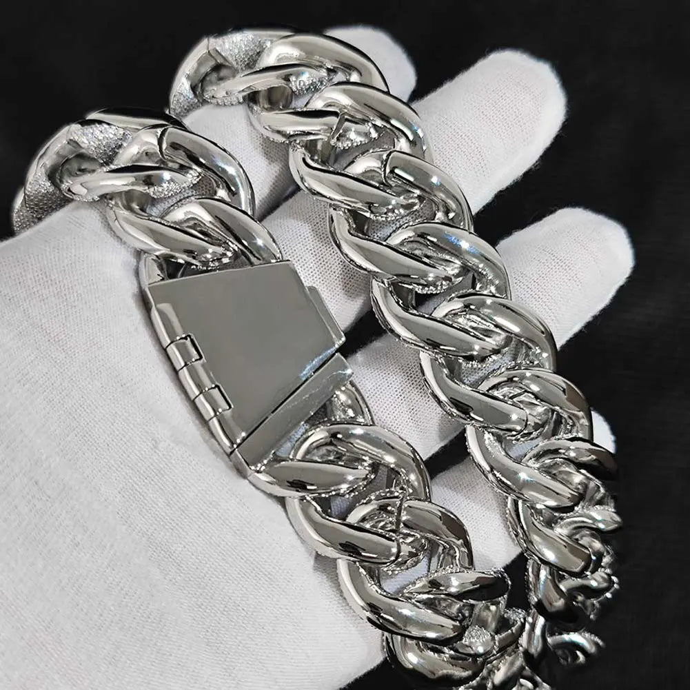 Luxury 24mm Diamond Chain Necklace | Iced Out Hip Hop Style
