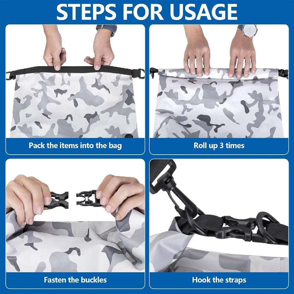22L Waterproof Floating Dry Bag Backpack | Ideal for Adventure