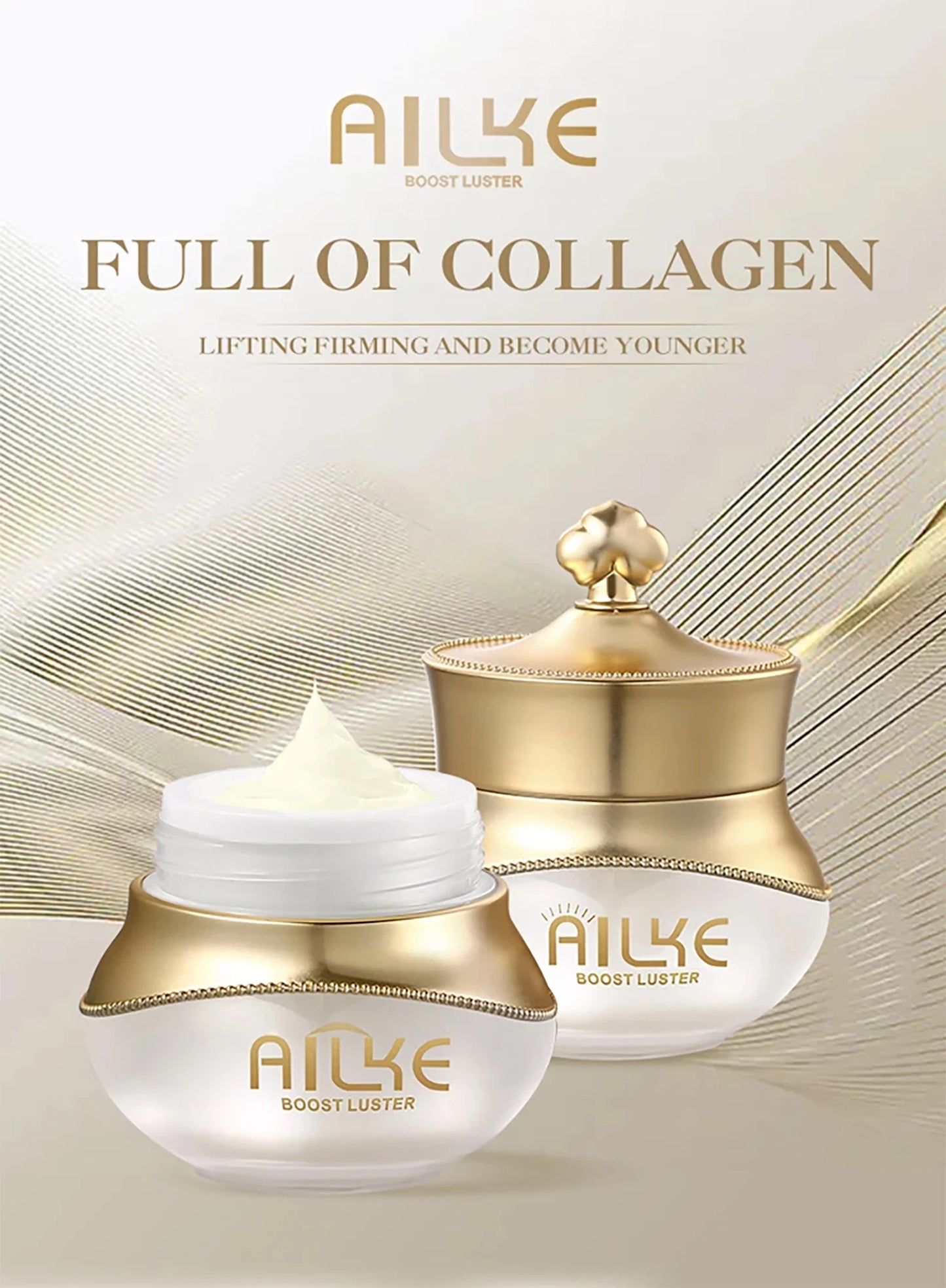 Whitening Anti-Wrinkle Face Cream Set | Collagen & Hyaluronic Acid