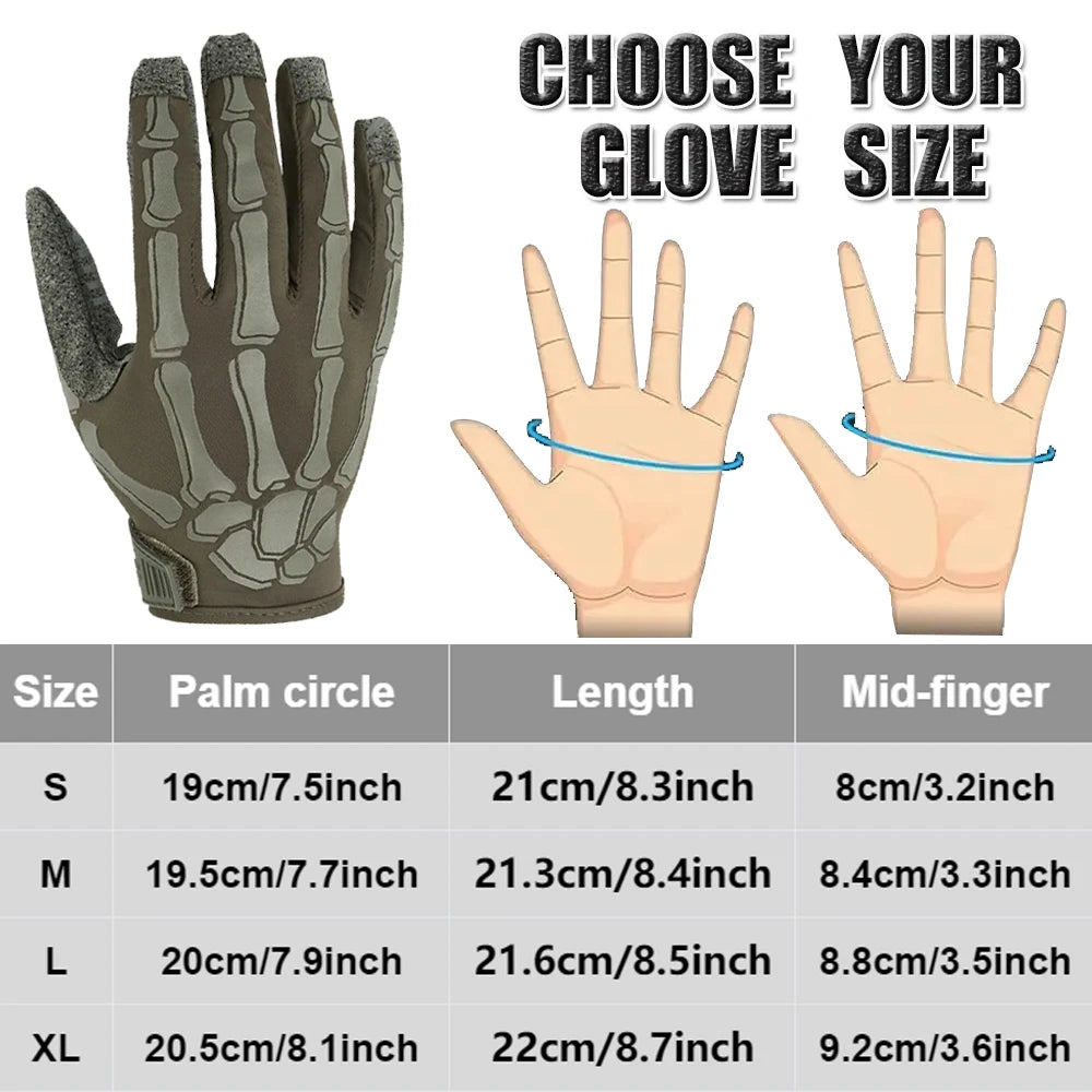 Unisex Touchscreen Motorcycle Gloves | Breathable Tactical Full-Finger