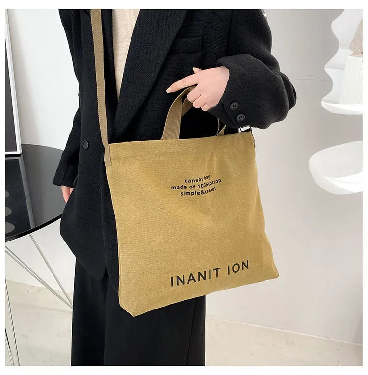 Trendy Urban Canvas Messenger Bags for Men & Women | Large Capacity