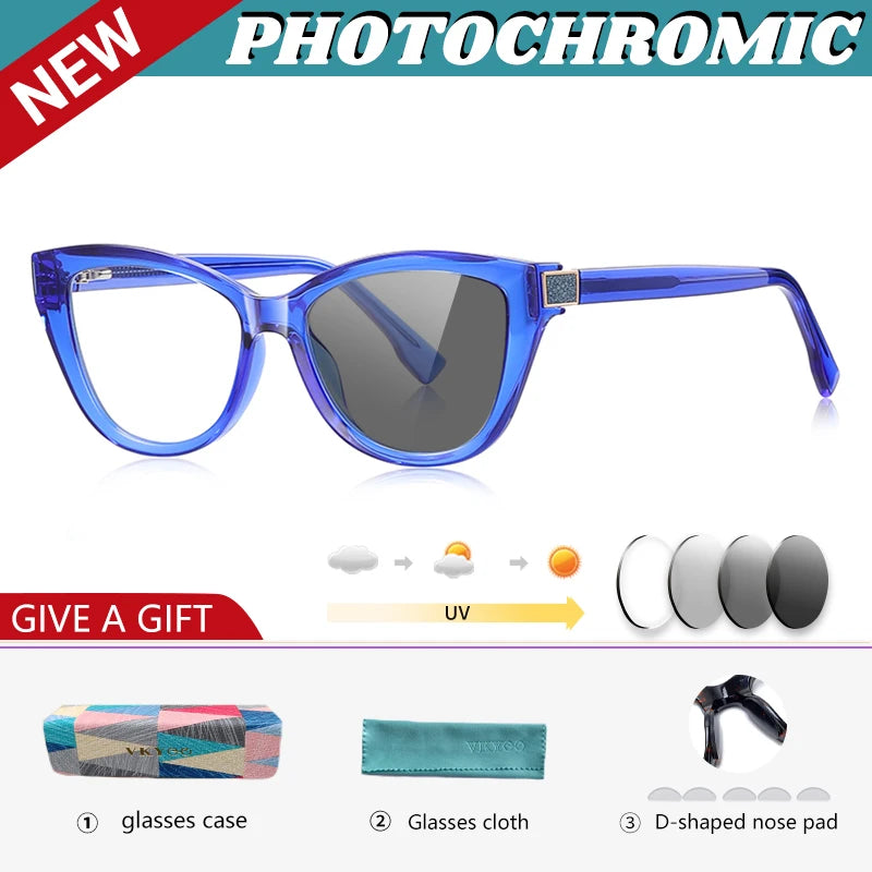 Stylish Cat's Eye Women's Anti-Blue Light Reading Glasses