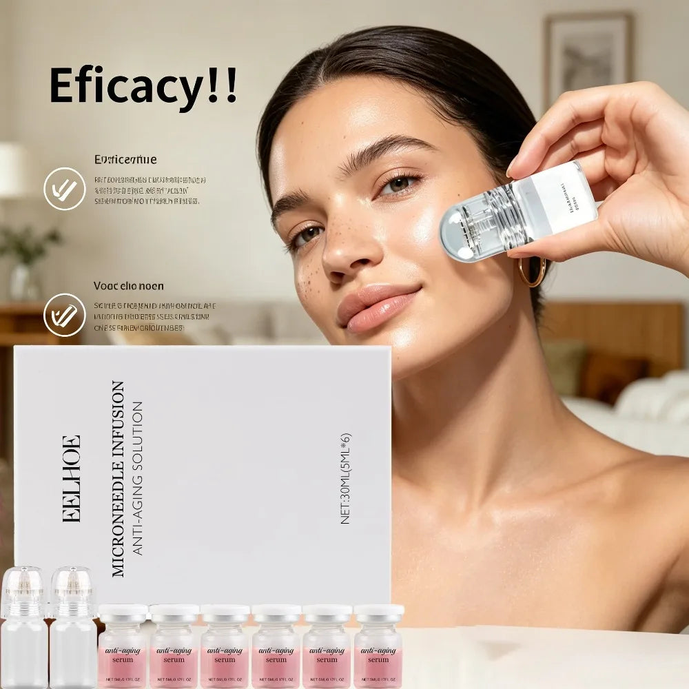 Korean Skin Care Set | Hydrating Hyaluronic Acid & Collagen Serum