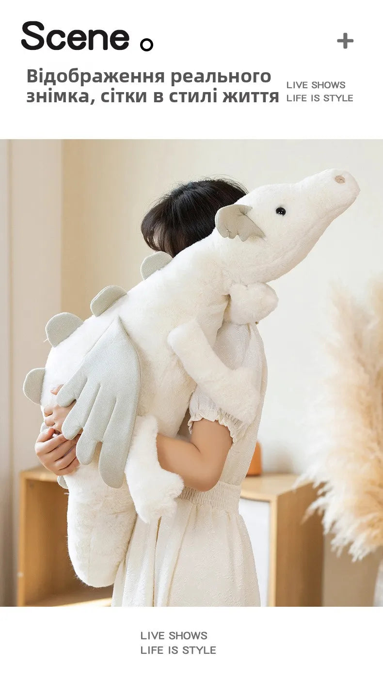 Cute Cartoon Dragon Plush Doll | Adorable Dinosaur Pillow Toy