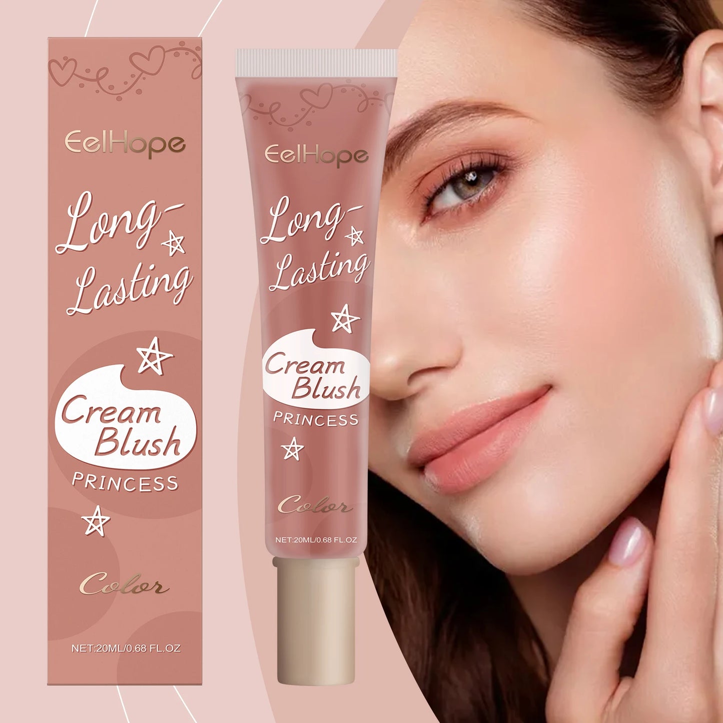 Highly Pigmented Blush Cream | Long-Lasting, Smudge-Proof Makeup