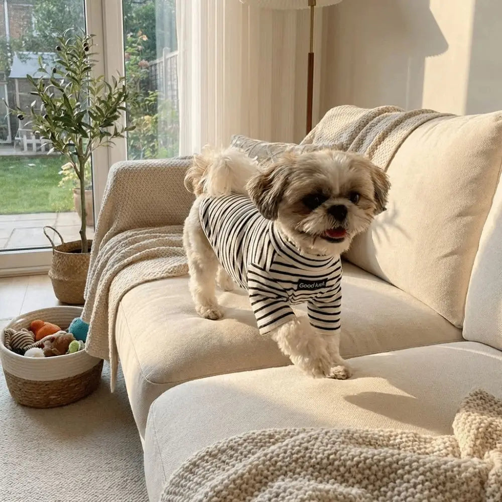 Thermal Dog Sweater | Soft and Warm Striped Pet Clothing