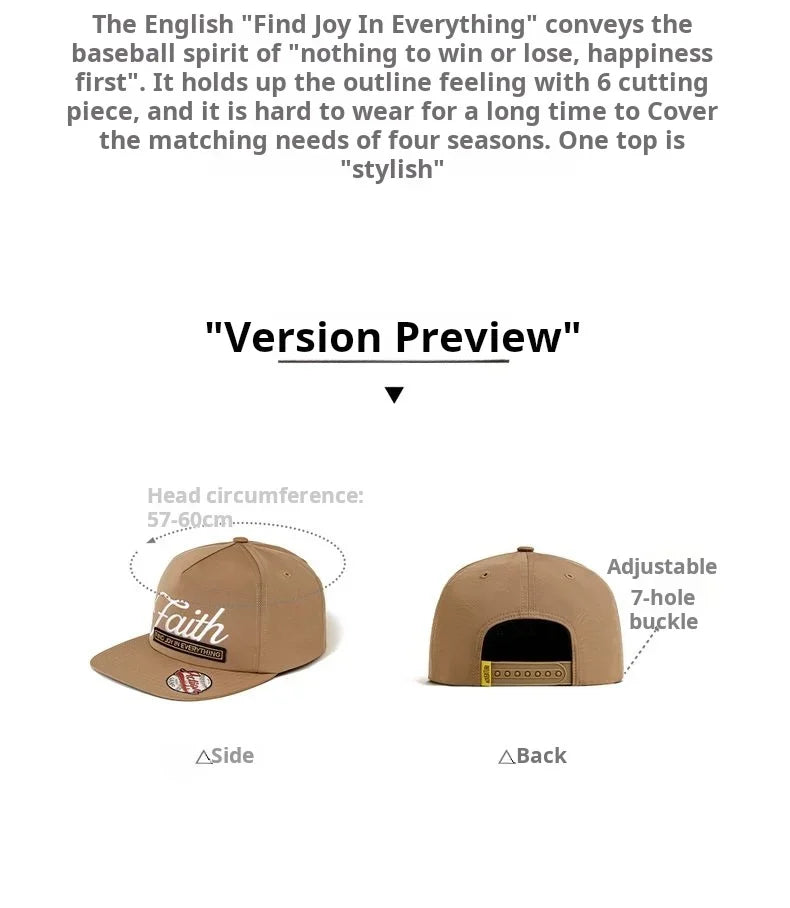 Unisex Vintage Letter Embroidered Baseball Cap | Casual Sun Hat